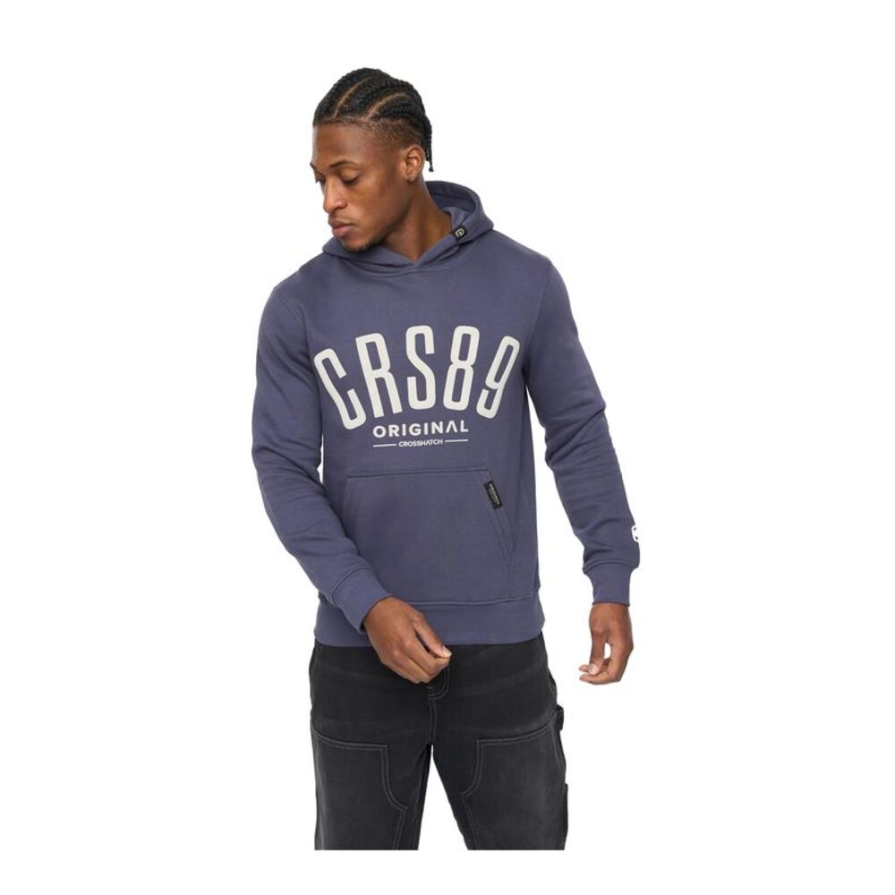 Crosshatch Mens Hallfell Hoodie / Navy